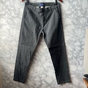 West Ace Men's Stretch Flex Chino Gray Trouser Size 32/30